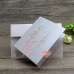 Simple Silver Greeting Card Ideas for Wedding